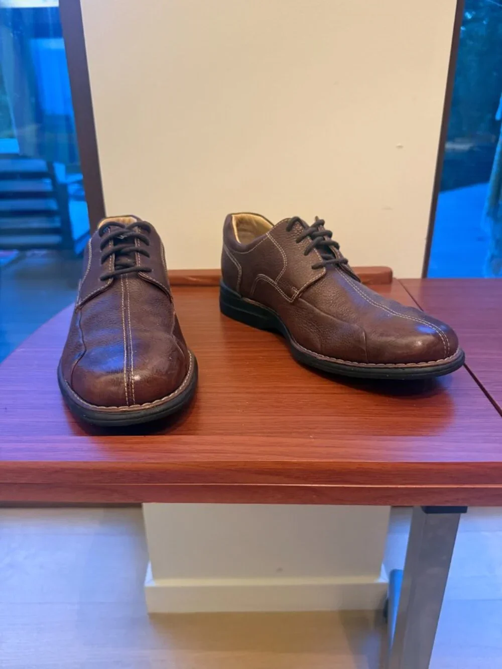 Johnston & Murphy Brown Leather Oxfords Men’s 8M